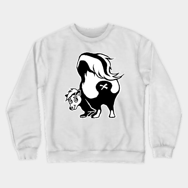 Skunk Crewneck Sweatshirt by NewSignCreation